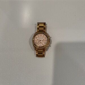 Michael Kors Gold-Tone Chronograph Watch